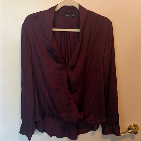 Apt. 9 Tops - Apt. 9 Women's Deep Burgundy Blouse